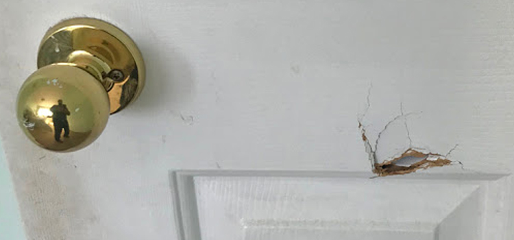 interior door hole repair Ramona